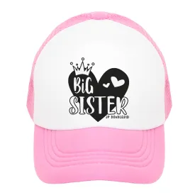 Big Sis Kids Trucker Hat: LIGHT PINK / 2-5 YRS