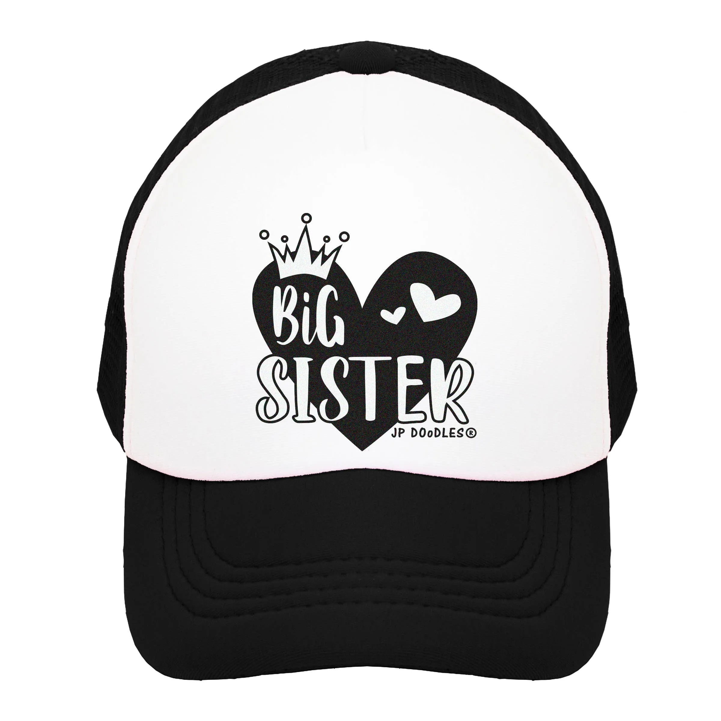 Big Sis Kids Trucker Hat: LIGHT PINK / 2-5 YRS