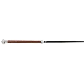 Classic Dressage Whip Black W/Brown Handgrip