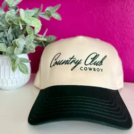 Country Club Cowboy Baseball Hat