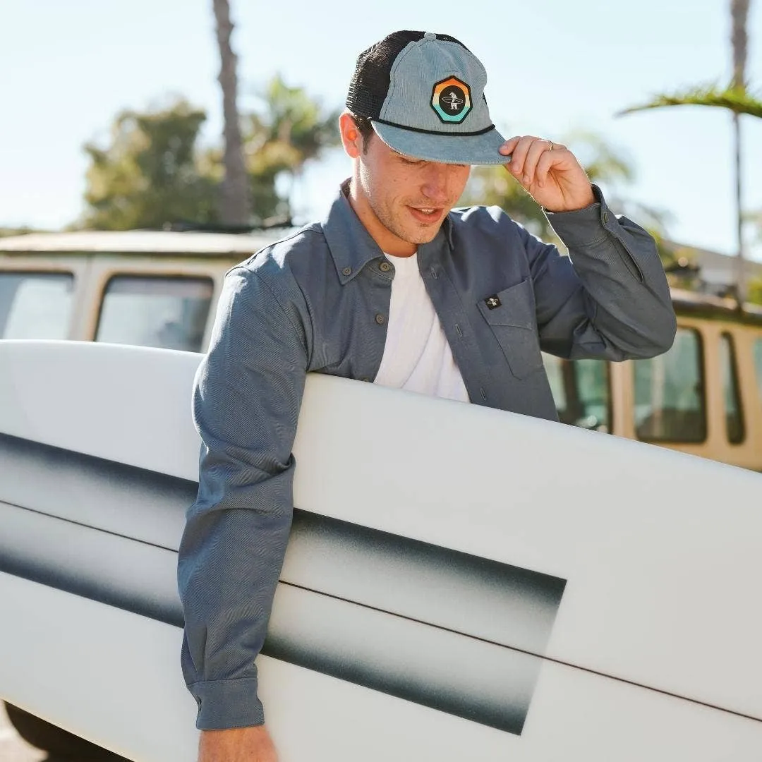 Crusher Corduroy Hat: Crusher Grey
