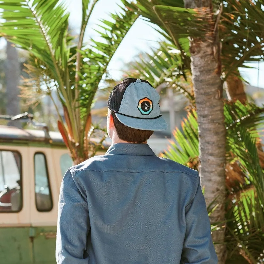 Crusher Corduroy Hat: Crusher Grey