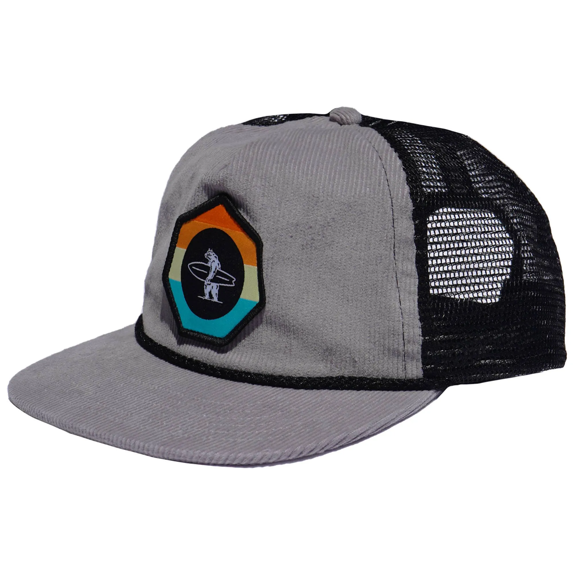 Crusher Corduroy Hat: Crusher Grey