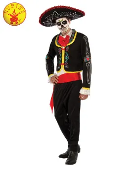 DAY OF THE DEAD SENOR COSTUME, ADULT