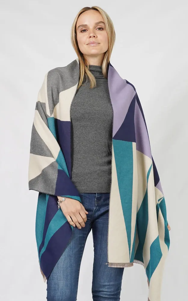 EPS10880 GEOMETRIC PATTERN PASHMINA SCARF