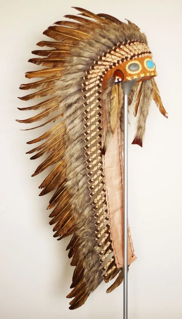 Extra Long Feather Headdress - Indian Headdress Inspired - Headdresses