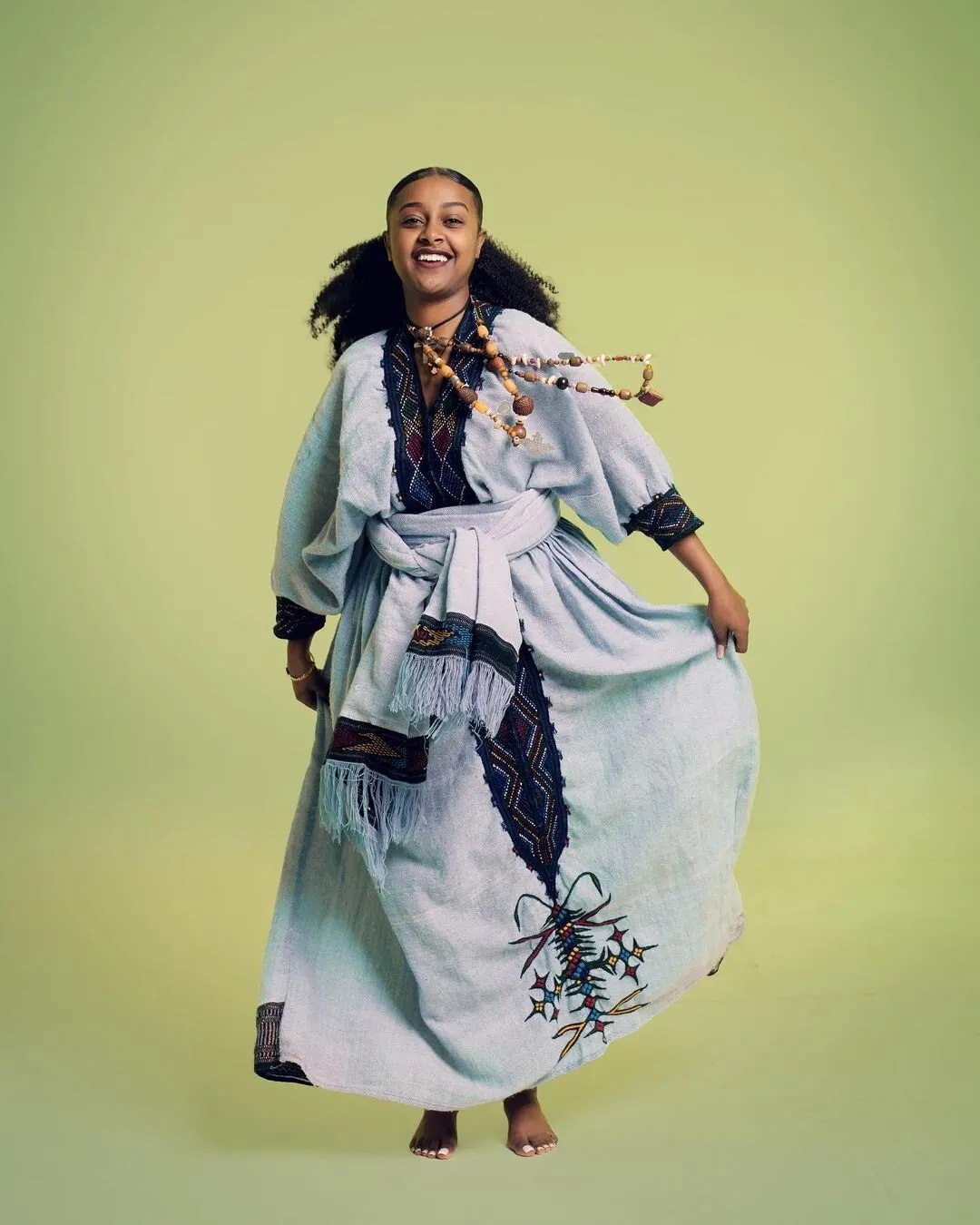 Gorgeous Fetil Ethiopian Dress Simple Habesha Dress Women's Dress Habesha Kemis Eritrean Dress Women's Style