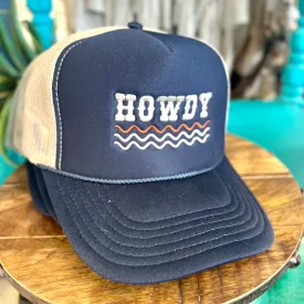 Howdy Navy Trucker Hat