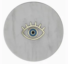 Inlaid Marble Tray - Eye