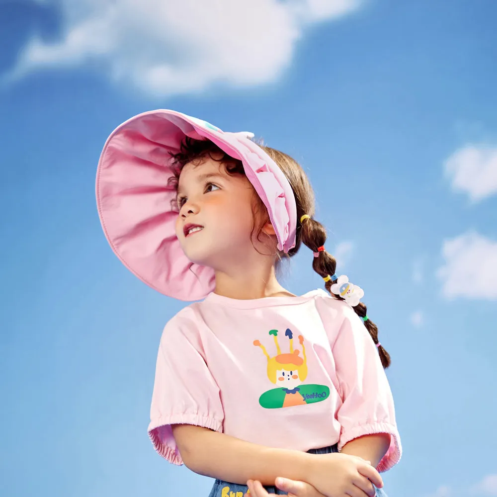 Little Surrpise Box Headband styled Pink Rabbit themed Visor Hat for Kids.
