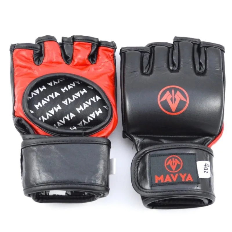 Mavya Leather MMA  Gloves