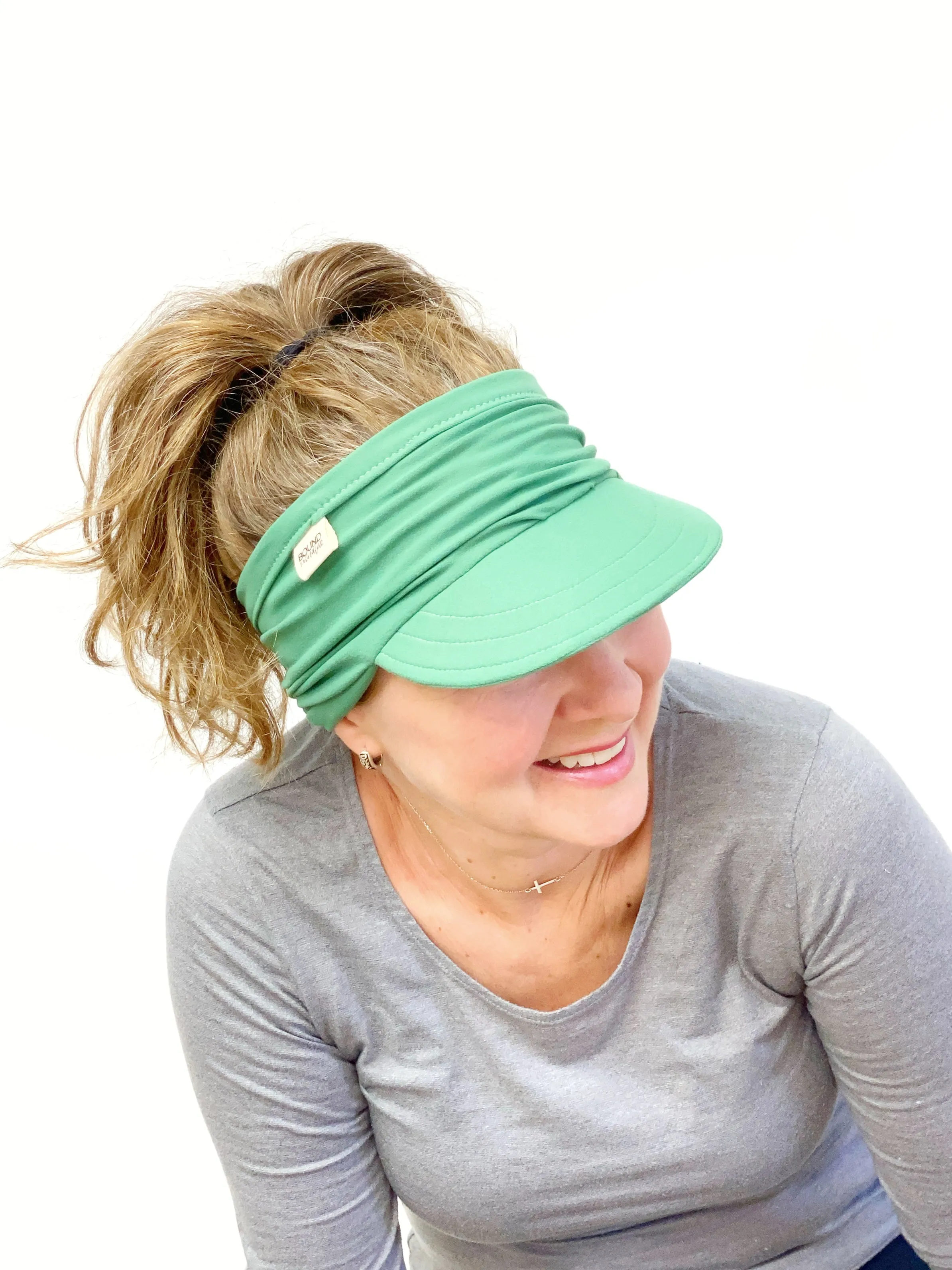Pickleball Visor for Women, Women's Golf Visor, Women's Sun Wrap, Preppy Visor for Ladies Visor for Short Hair