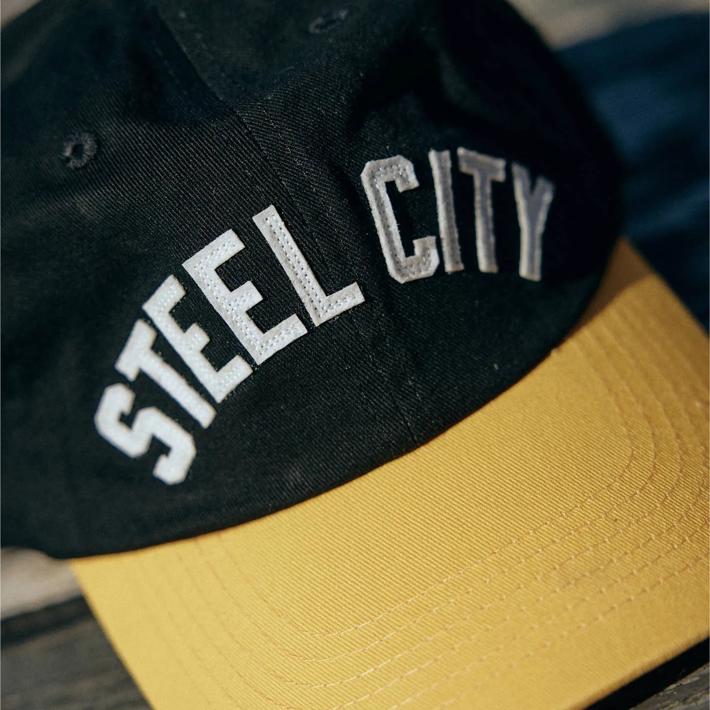 Steel City | Arched Type Strapback Hat