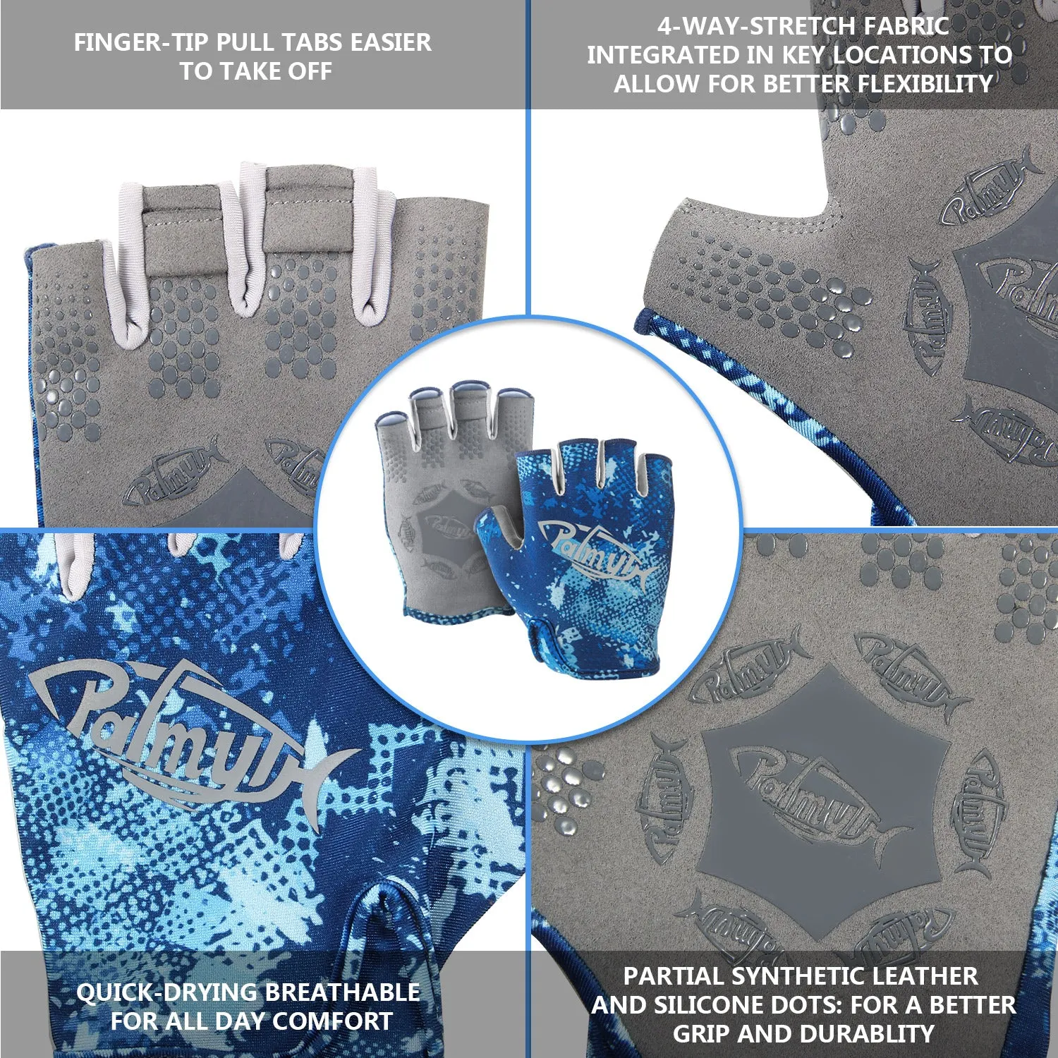 UV Protection Stubby Fingerless Glove