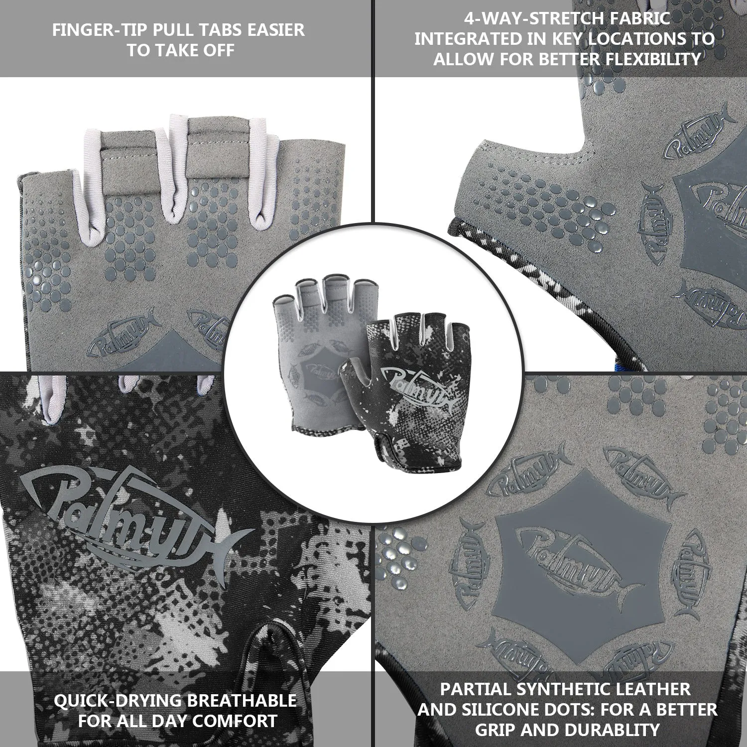 UV Protection Stubby Fingerless Glove